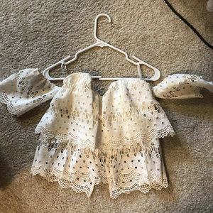 White Crop Top